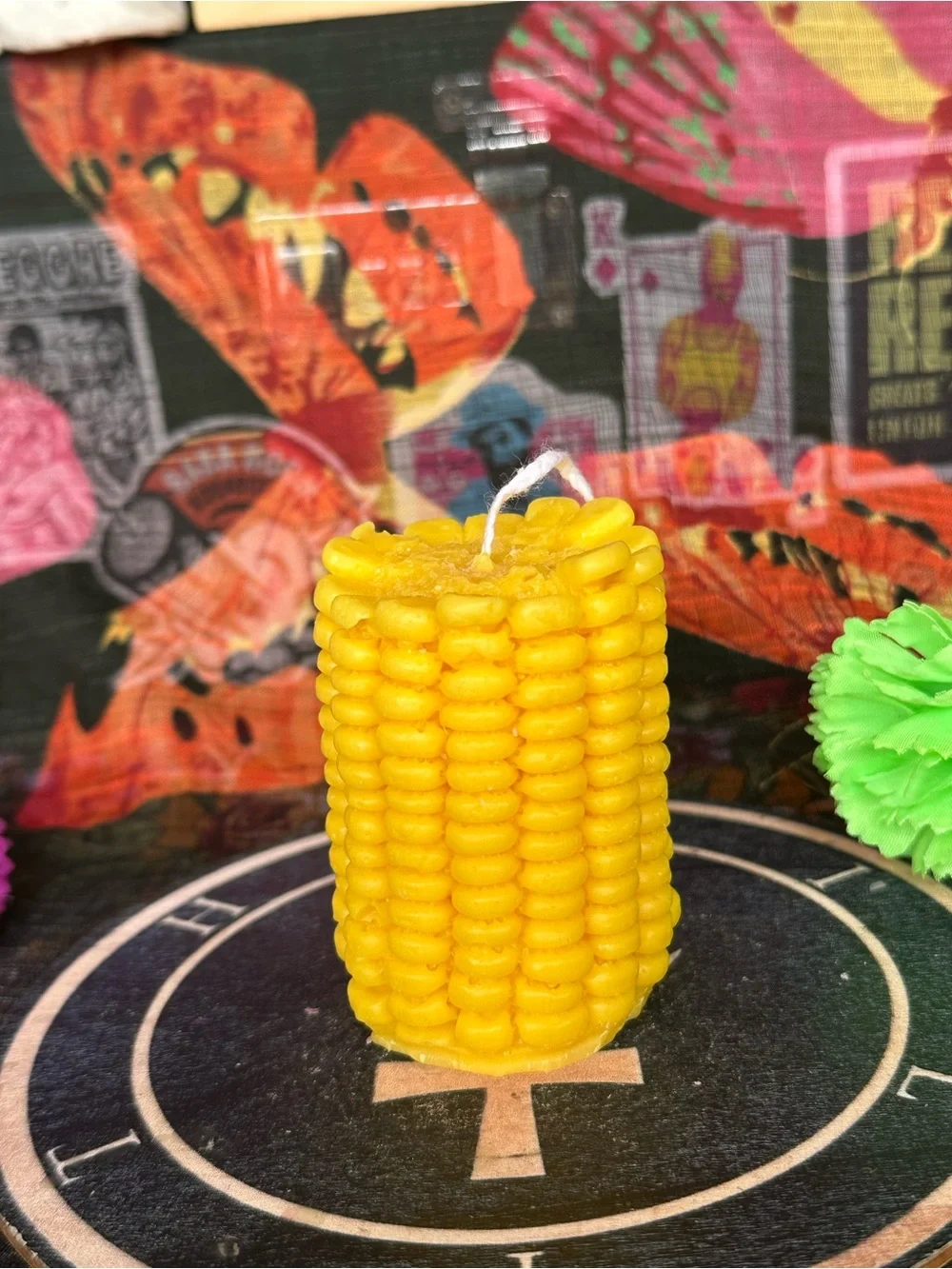 Handmade Corn on the Cob Candle – Yellow Food Shaped Candle